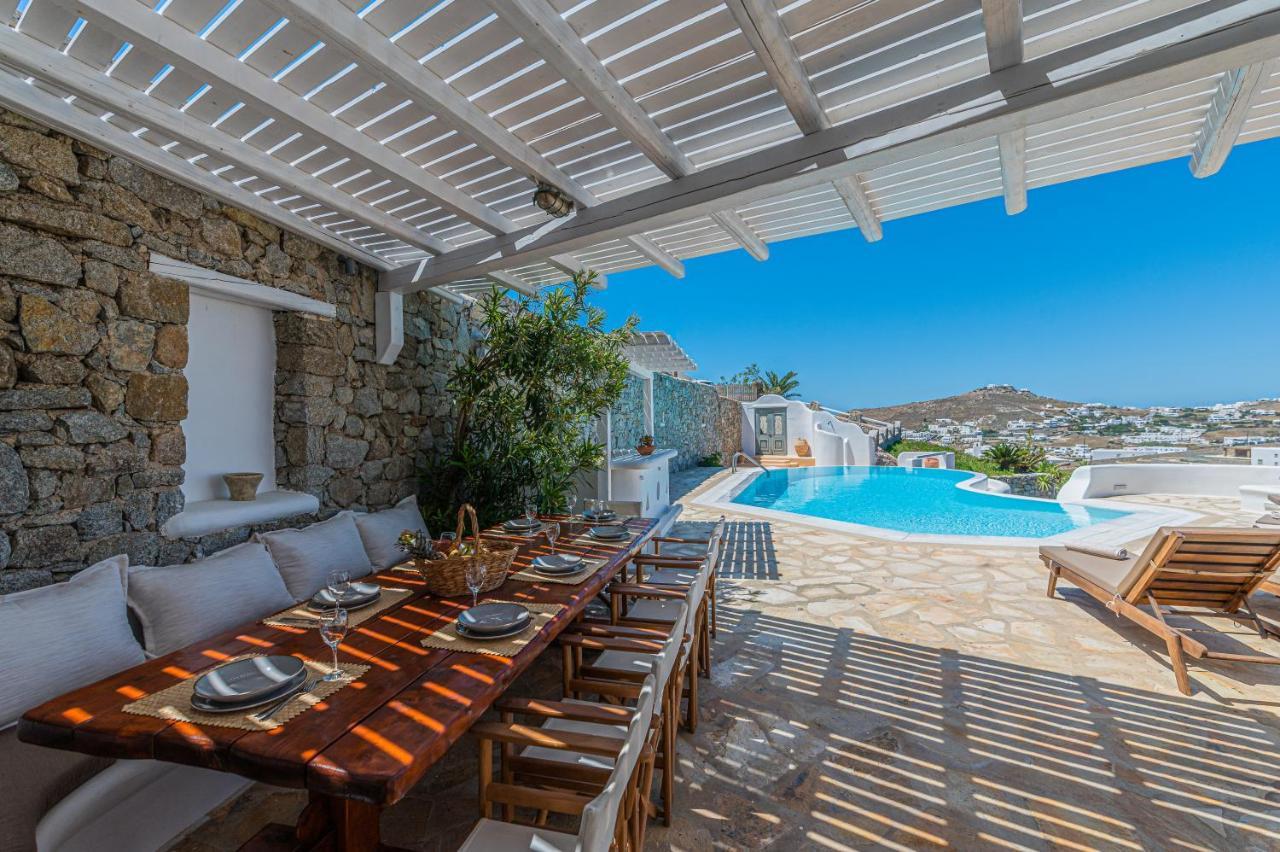 9 Muses Villas Mykonos Ornos  Buitenkant foto
